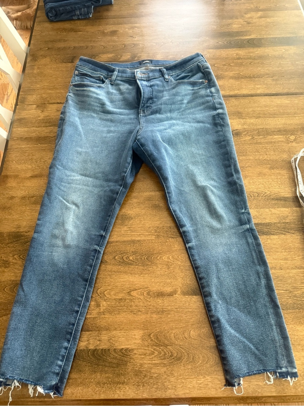 Express Women's Skinny Jeans - Faded Blue Wash